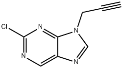 2-chloro-9-(prop-2-yn-1-yl)-9H-purine Structure