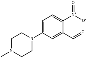 5-(4-Methyl-piperazin-1-yl)-2-nitro-benzaldehyde Structure