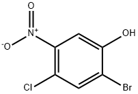 2-BROMO-4-CHLORO-5-NITROPHENOL Structure