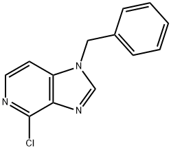 1H-Imidazo[4,5-c]pyridine, 4-chloro-1-(phenylmethyl)- Structure