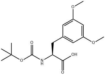 N-Boc-3,5-dimethoxy-L-phenylalanine Structure