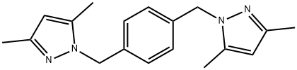 1,1'-(benzene-1,4-diyldimethylene)-bis(3,5-dimethyl-1H-pyrazole) Structure
