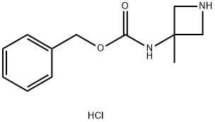 benzyl N-(3-methylazetidin-3-yl)carbamate hydrochloride Structure