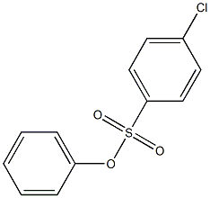 Benzenesulfonic acid,4-chloro-, phenyl ester Structure
