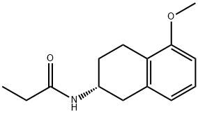 N-[(2R)-1,2,3,4-Tetrahydro-5-methoxy-2-naphthalenyl]propanamide Structure