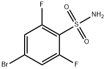 4-Bromo-2,6-difluorobenzene sulfonamide Structure