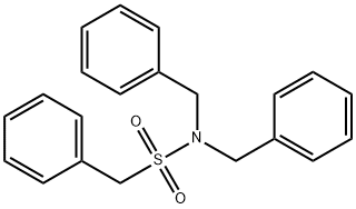 N,N-dibenzyl-1-phenylmethanesulfonamide Structure