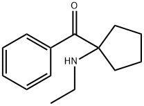 Methanone,[1-(ethylamino)cyclopentyl]phenyl- Structure