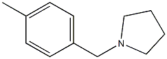 1-[(4-methylphenyl)methyl]pyrrolidine Structure
