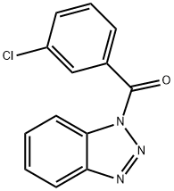 1H-benzotriazol-1-yl(3-chlorophenyl)methanone Structure