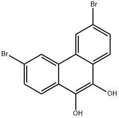 3,6-dibromo-9,10-Phenanthrenediol Structure