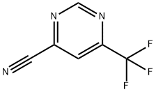 6-Trifluoromethyl-pyrimidine-4-carbonitrile Structure