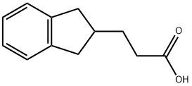 3-(2,3-dihydro-1H-inden-2-yl)propanoic acid Structure