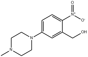 [5-(4-Methyl-piperazin-1-yl)-2-nitro-phenyl]-methanol Structure