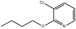 3-chloro-2-n-butoxypyridine Structure