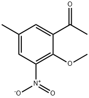 1-(2-Methoxy-5-methyl-3-nitro-phenyl)-ethanone Structure