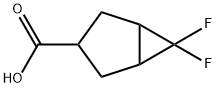 6,6-difluorobicyclo[3.1.0]hexane-3-carboxylic acid Structure