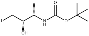 (S)-tert-butyl (2-hydroxy-3-iodopropyl)carbamate Structure
