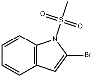 1H-Indole, 2-bromo-1-(methylsulfonyl)- Structure