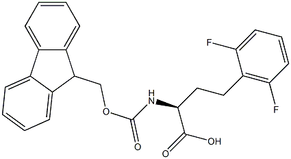 Fmoc-2,6-difluoro-L-homophenylalanine Structure