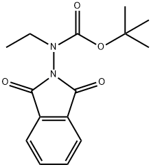 tert-butyl (1,3-dioxoisoindolin-2-yl)(ethyl)carbamate Structure