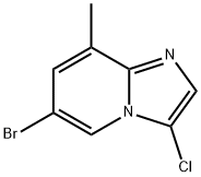 6-Bromo-3-chloro-8-methyl-imidazo[1,2-a]pyridine Structure