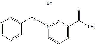 Pyridinium, 3-(aminocarbonyl)-1-(phenylmethyl)-, bromide Structure