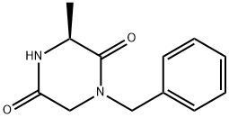(S)-1-BENZYL-3-METHYLPIPERAZINE-2,5-DIONE Structure