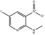 (5-Iodo-3-nitro-pyridin-2-yl)-methyl-amine Structure