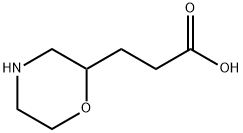 2-Morpholinepropanoic acid HCl Structure