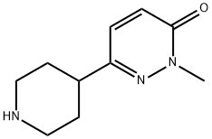 2-methyl-6-(piperidin-4-yl)pyridazin-3(2H)-one Structure