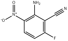 2-Amino-6-fluoro-3-nitro-benzonitrile Structure