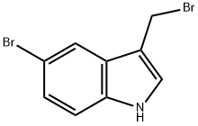5-bromo-3-(bromomethyl)-1H-indole Structure