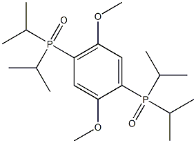 (2,5-Dimethoxy-1,4-phenylene)bis(di-i-propylphosphine oxide) Structure