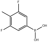 3,5-Difluoro-4-methylphenylboronic acid Structure