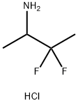 3,3-difluorobutan-2-amine Structure