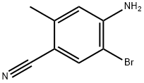 4-Amino-5-bromo-2-methyl-benzonitrile Structure