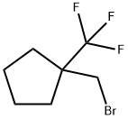 1-(Bromomethyl)-1-(trifluoromethyl)cyclopentane Structure