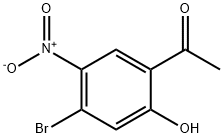 1-(4-Bromo-2-hydroxy-5-nitro-phenyl)-ethanone Structure