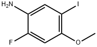 2-Fluoro-5-iodo-4-methoxy-phenylamine Structure