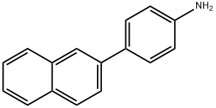 Benzenamine, 4-(2-naphthalenyl)- Structure