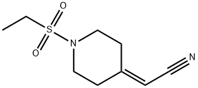 2-[1-(ethanesulfonyl)piperidin-4-ylidene]acetonitrile Structure