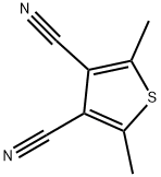 2,5-Dimethyl-thiophene-3,4-dicarbonitrile Structure