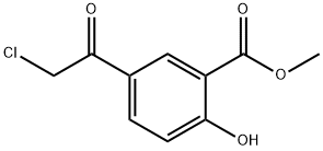 5-(2-Chloro-acetyl)-2-hydroxy-benzoic acid methyl ester Structure
