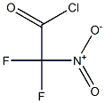 Acetyl chloride, difluoronitro- Structure