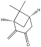 Bicyclo[3.1.1]heptan-3-one, 6,6-dimethyl-2-methylene-, (1R,5R)- Structure