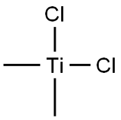Dichlorodimethyl titanium Structure
