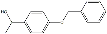 1-(4-[benzyloxy]phenyl)ethan-1-ol Structure