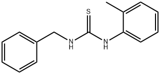 1-benzyl-3-(2-methylphenyl)thiourea Structure