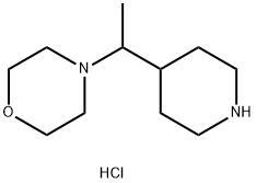 4-[1-(Piperidin-4-yl)ethyl]morpholine 2HCl Structure